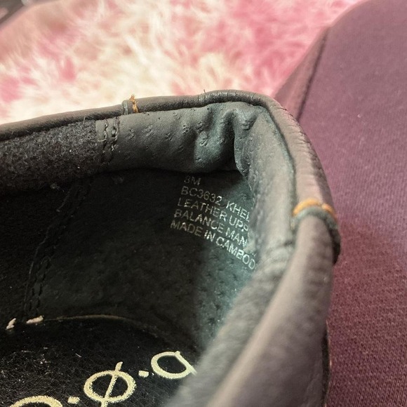 BOC Black Leather Comfort Clogs Mule Shoes Casual Everyday Slip‎ On - Picture 4 of 4